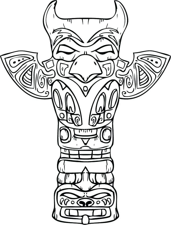 600x788 Native American Color Amazing Sculptures Of Native Totem