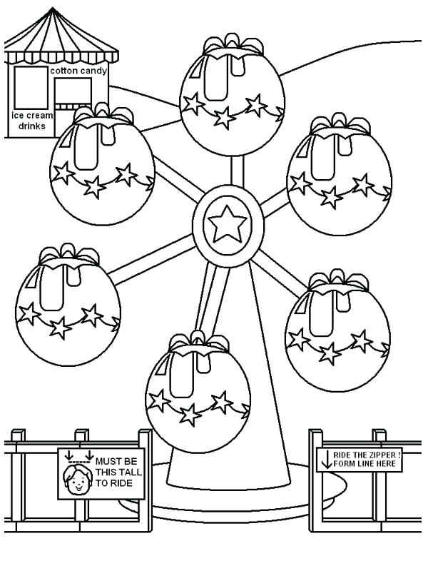 600x793 Wheel Coloring Page Circus And Carnival Wheel Coloring Pages Hot