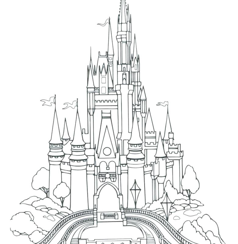 781x800 Castle Colouring Pages And Bailey Castle Colouring Medieval