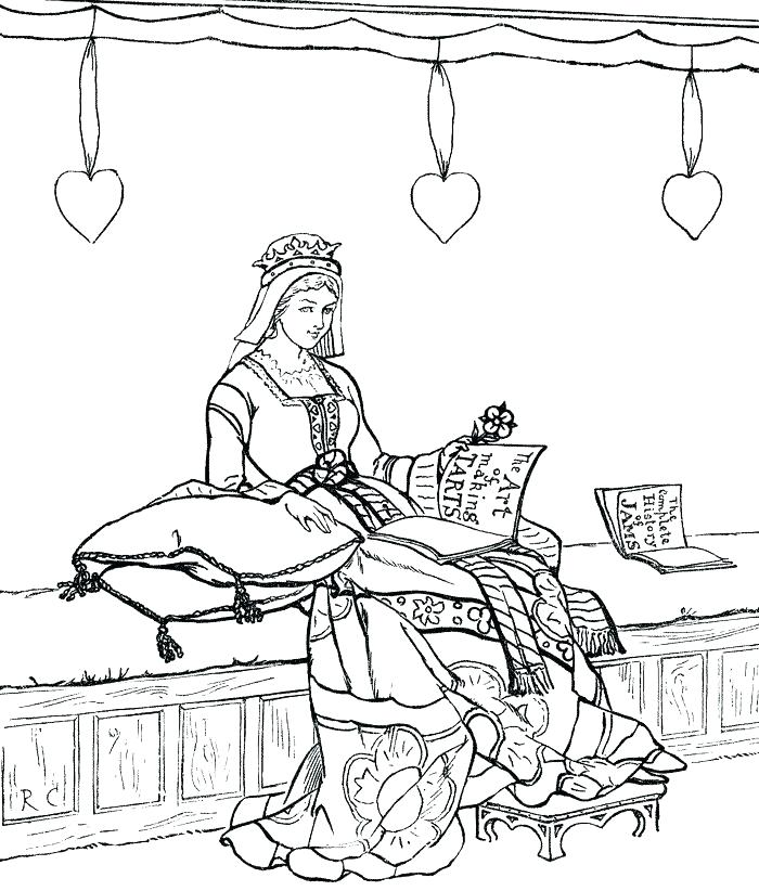 700x822 Medieval Princess Coloring Pages Pages Medieval Coloring Awesome