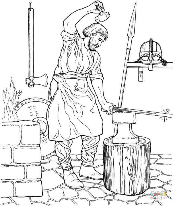 603x720 Middle Ages Coloring Pages