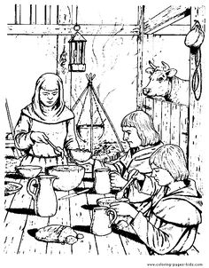 236x302 Beautiful Medieval Coloring Pages. Free. Ao Year 2
