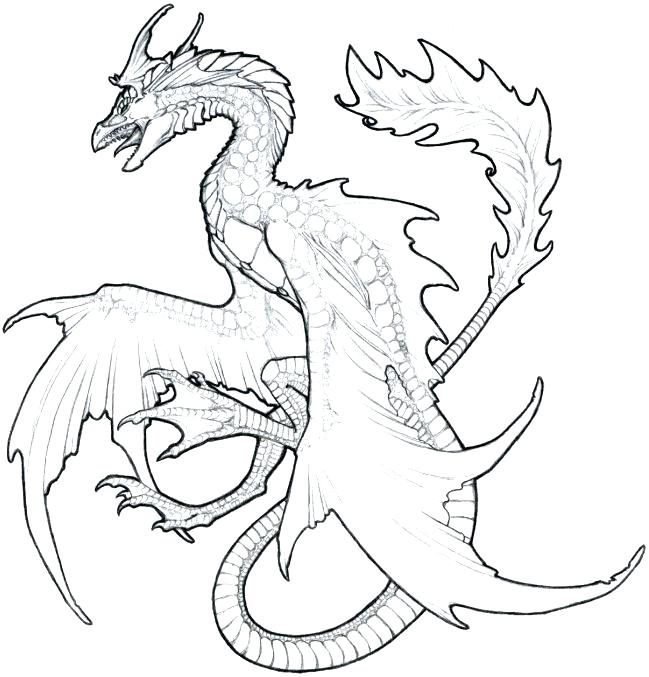 649x677 Sea Dragon Coloring Pages