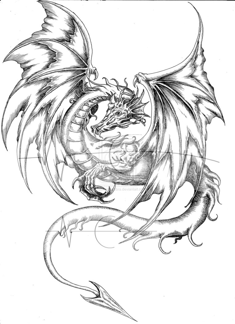 762x1048 Chinese dragon drawings Medieval Dragon Coloring Pages