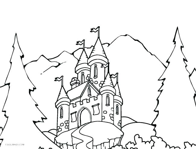 650x494 Medieval Princess Coloring Pages Pages Medieval Coloring Awesome