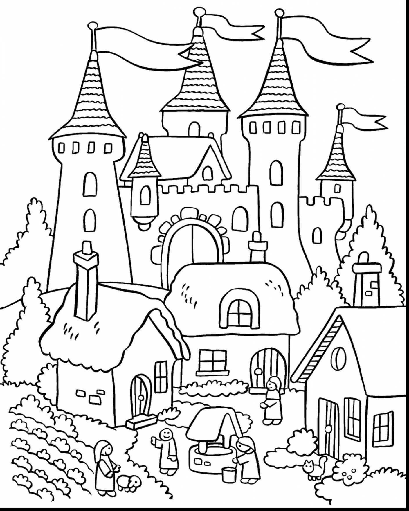 1409x1760 Medieval Coloring Pages