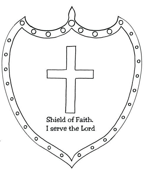 488x600 Shield Coloring Page Free Shield Of Faith Colouring Pages Medieval