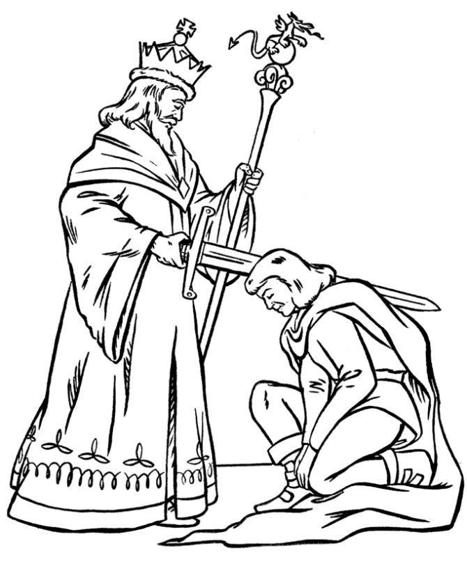 Medieval Times Coloring Pages
