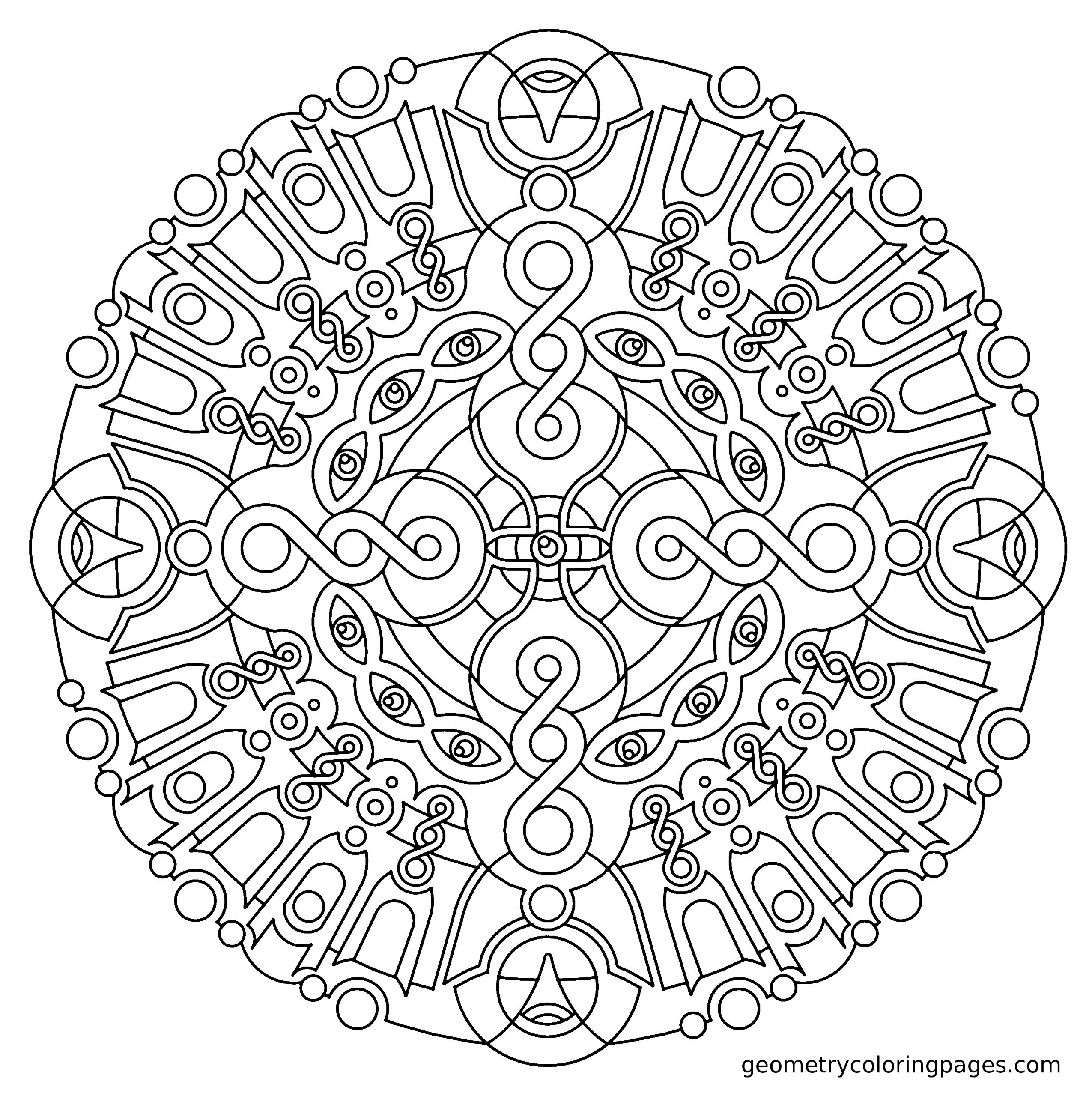 2550x2552 Meditation Coloring Pages 22 Printable Mandala Abstract Colouring