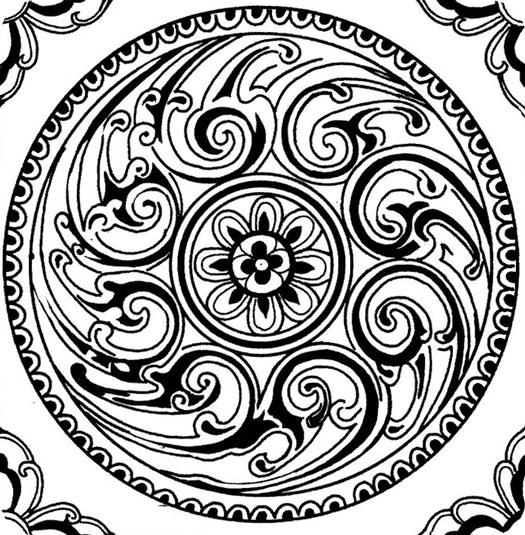 525x535 Free Meditation Mandala Coloring Pages