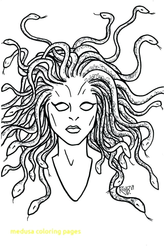 640x959 Medusa Coloring Pages Medusa Coloring Pages With Medusa Coloring