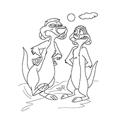 230x230 Top 10 Meerkat Coloring Pages