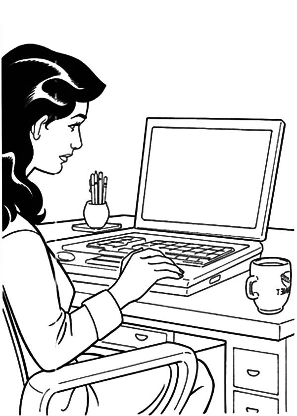 600x840 Business Team In A Meeting Coloring Pages Best Place To Color