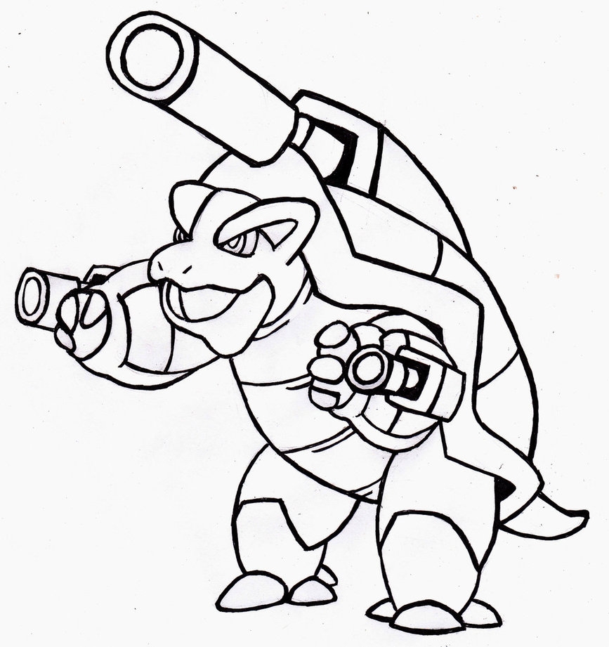 867x921 20 Blastoise Coloring Page Images Free Coloring Pages