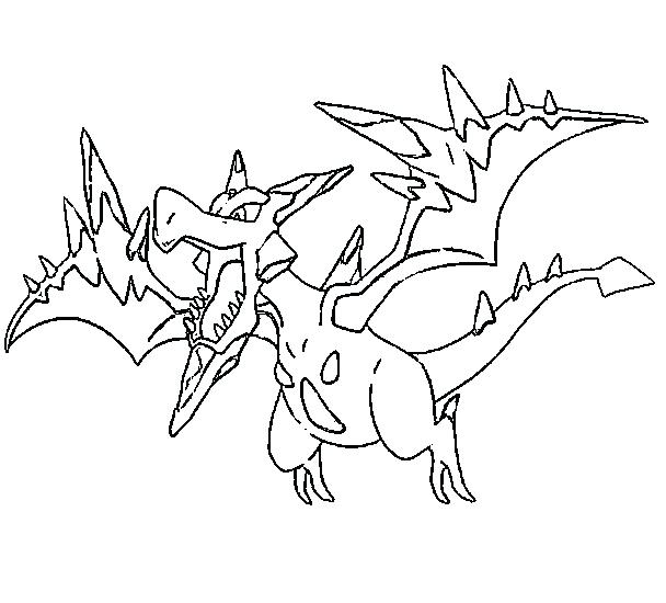 608x550 Mega Pokemon Coloring Pages
