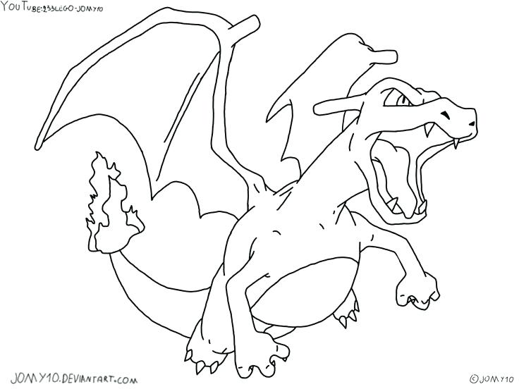 736x552 Pokemon Charizard Para Colorear Para Coloring Pages Free Printable