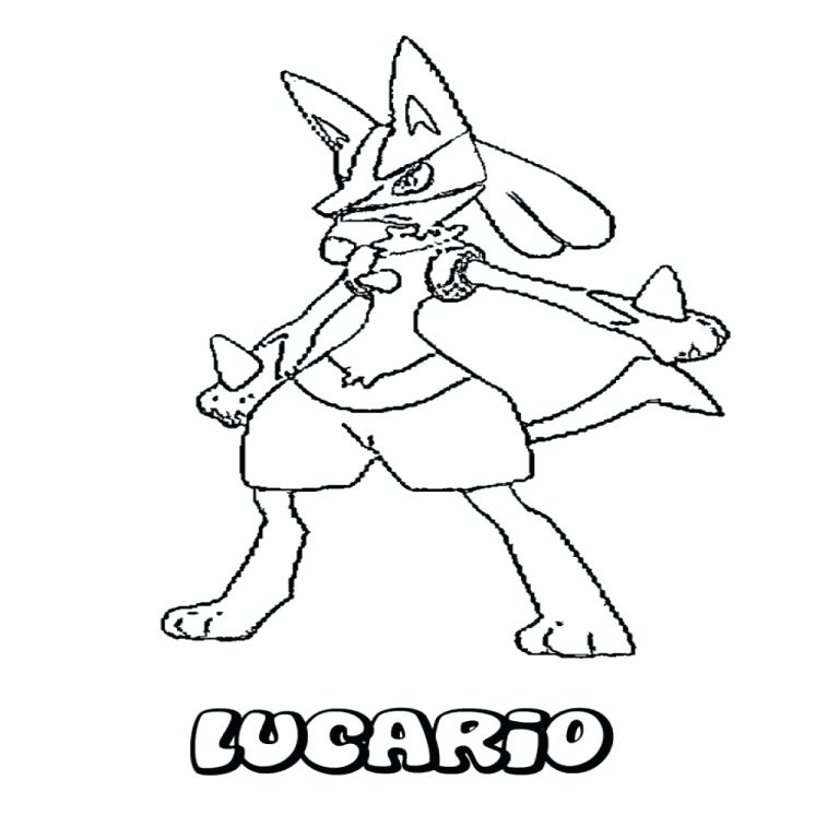768x768 Lucario Para Colorear Fighting Coloring Pages Imagenes De Pokemon