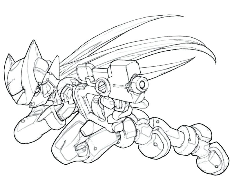 800x667 Mega Man Coloring Pages Zero Colouring Pages Megaman Zero Coloring