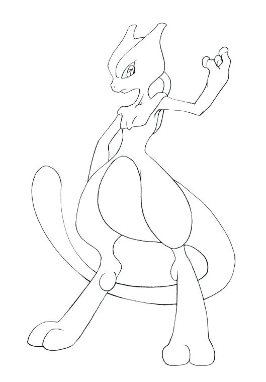 529x759 Mewtwo Coloring Page Mega Mewtwo Coloring Pages