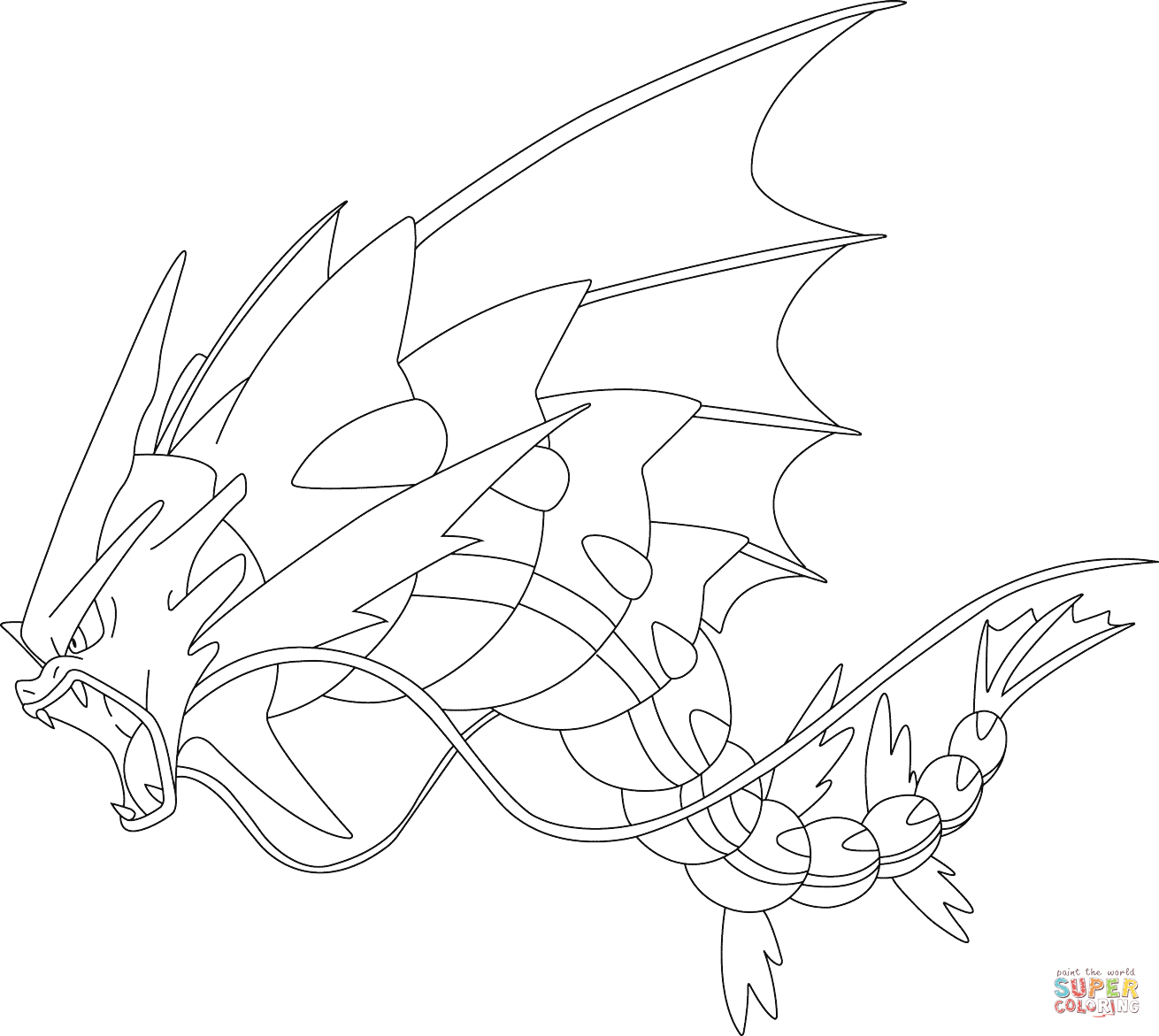 Mega Swampert Coloring Pages