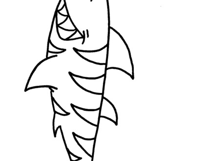 440x330 35 Megalodon Shark Coloring Pages, Monster Shark Coloring Pages
