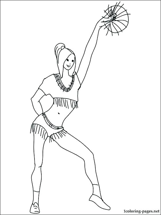 560x750 Cheer Coloring Pages Coloring Pages Cheerleader Coloring Pages