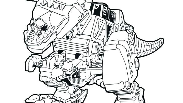 585x329 Megazord Para Colorear Coloring Pages Red Free Megazord Para