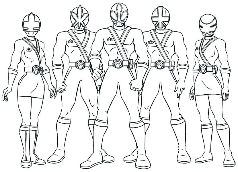 830x600 Mighty Morphin Power Rangers Megazord Coloring Pages Best