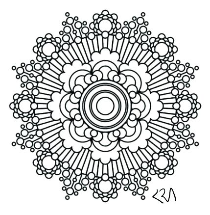 429x438 Henna Coloring Pages Free Of Pattern With Elephant Jetpackjoyride.co