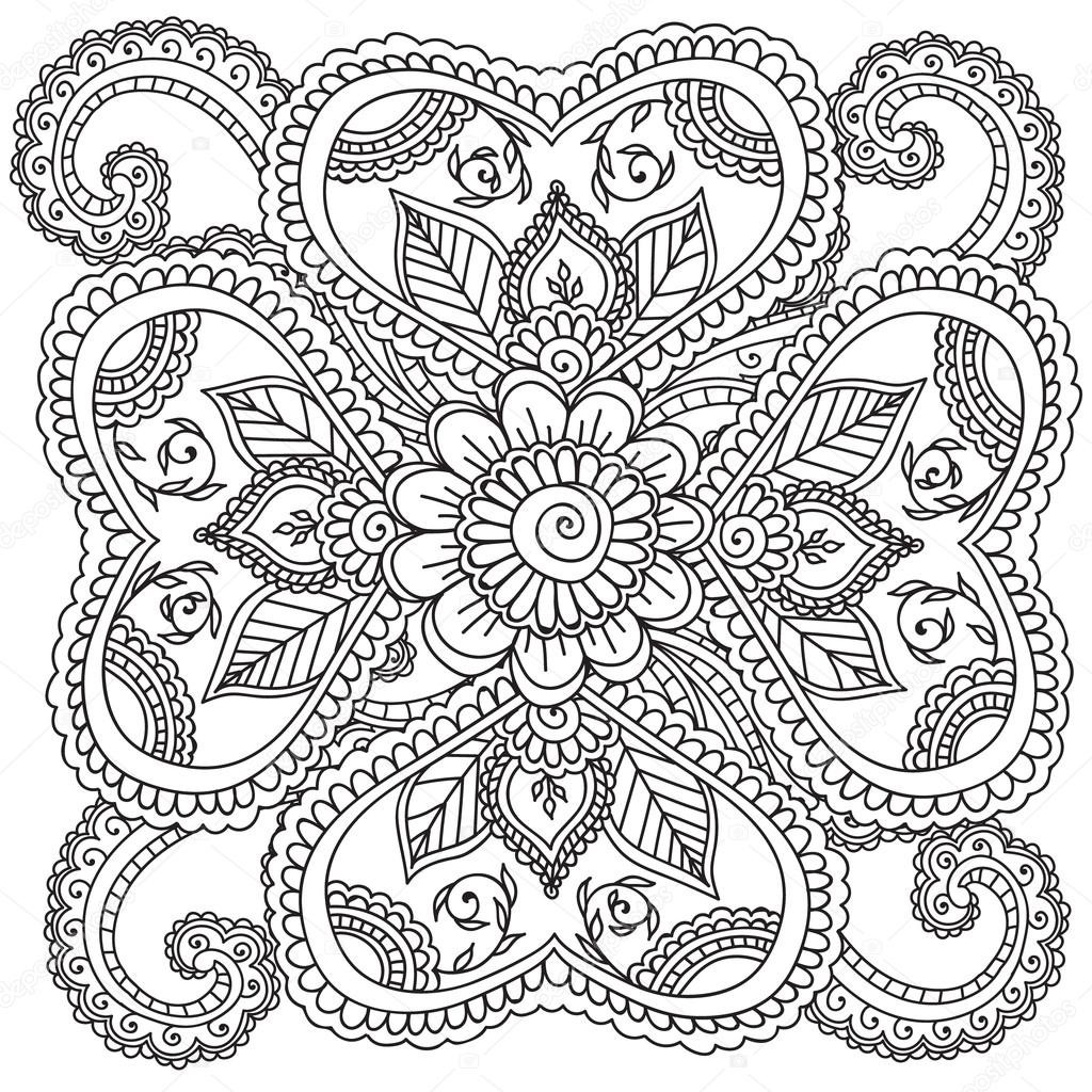 1024x1024 Coloring Pages Abstract Flowers Fresh Coloring Pages