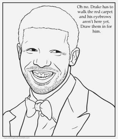 404x478 Incredible Decoration Meme Coloring Book Drake S Eyebrows Children