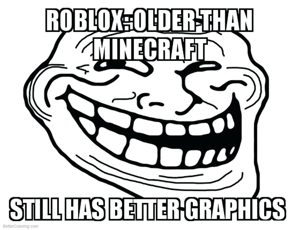 1000x780 Meme Coloring Pages Cat Troll Meme Shirtless Meme Coloring Book