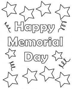 242x300 Best Memorial Day Coloring Pages Free 4359 Printable