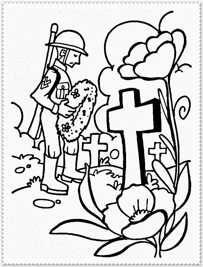 810x1066 Good Memorial Day Coloring Pages 12 With Additional Picture