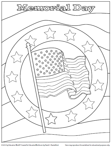 427x564 Coloring Pages Memorial Day