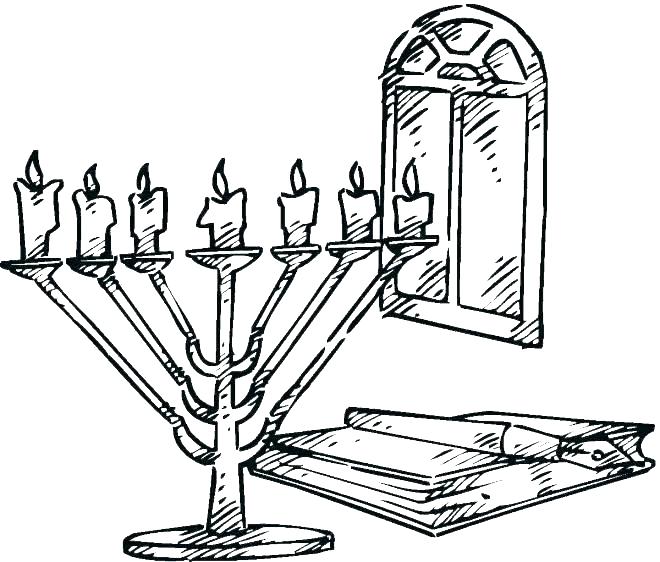 660x562 Menorah Coloring Pages Coloring Page Free Coloring Pages Menorah