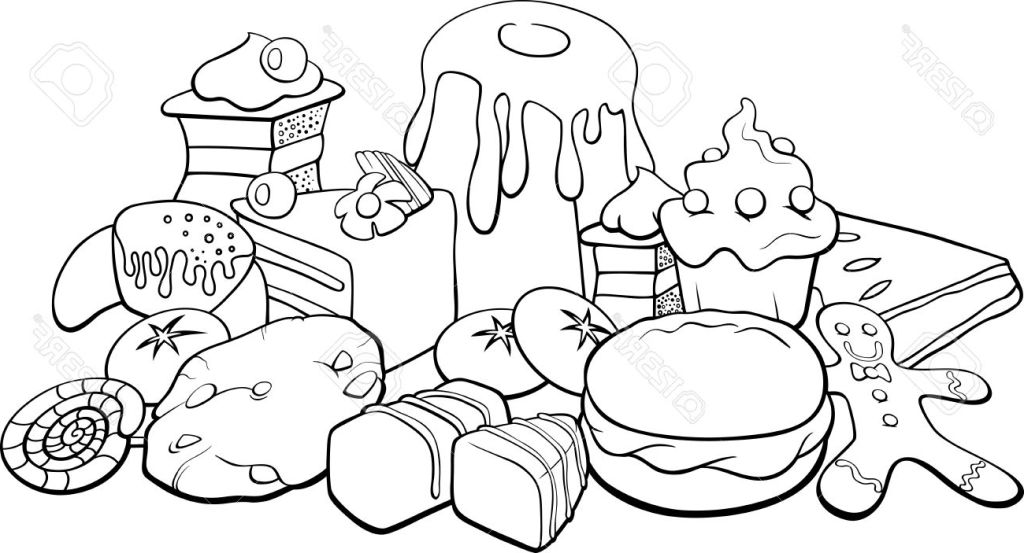 1024x553 Food Colouring Pages Food Coloring Book Coloring Pages Kids Free