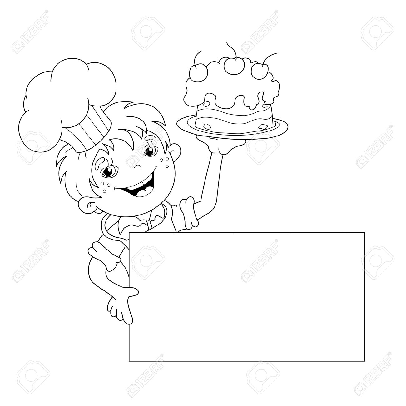 1300x1300 Beautiful Kids Menu Coloring Page