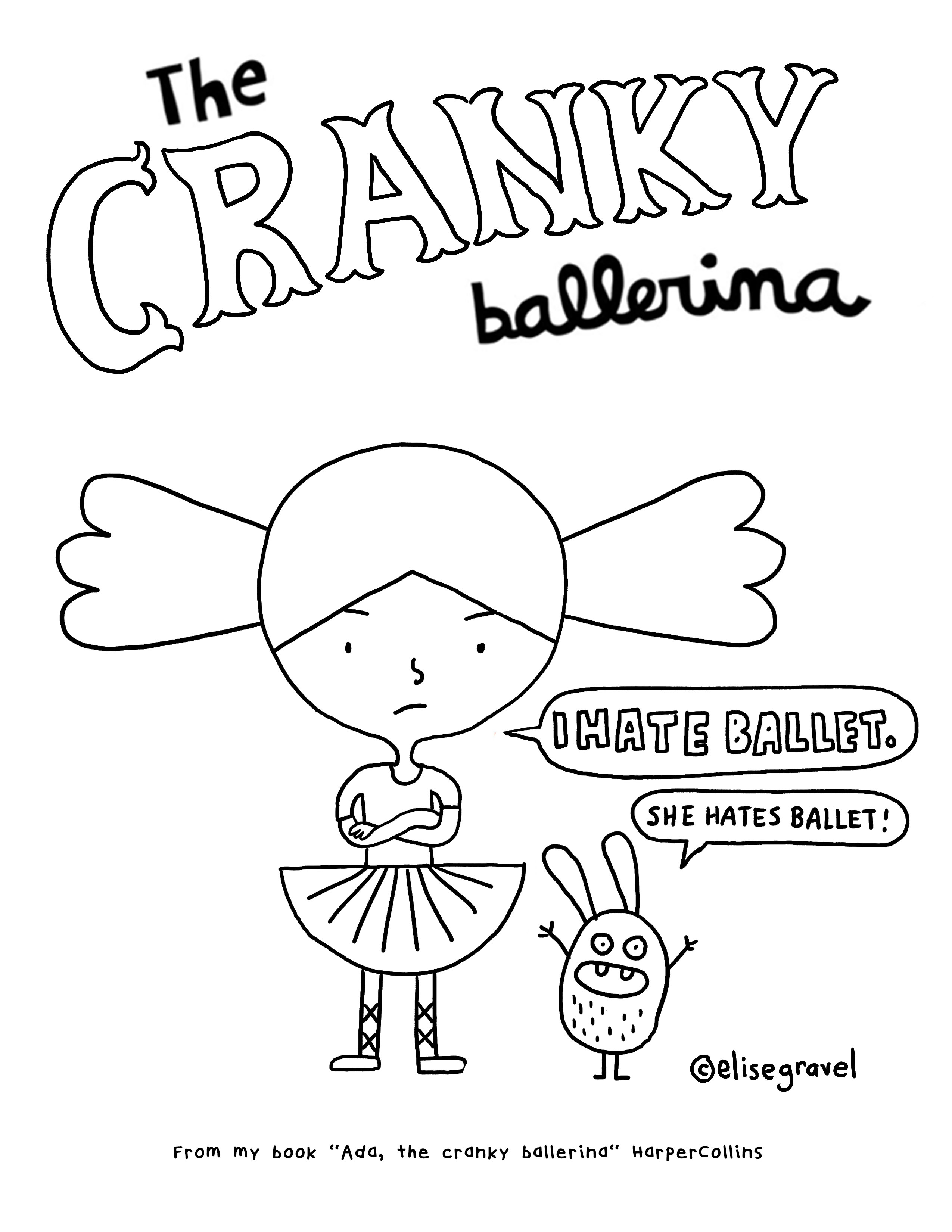 2550x3300 Coloring Pages Elise Gravel