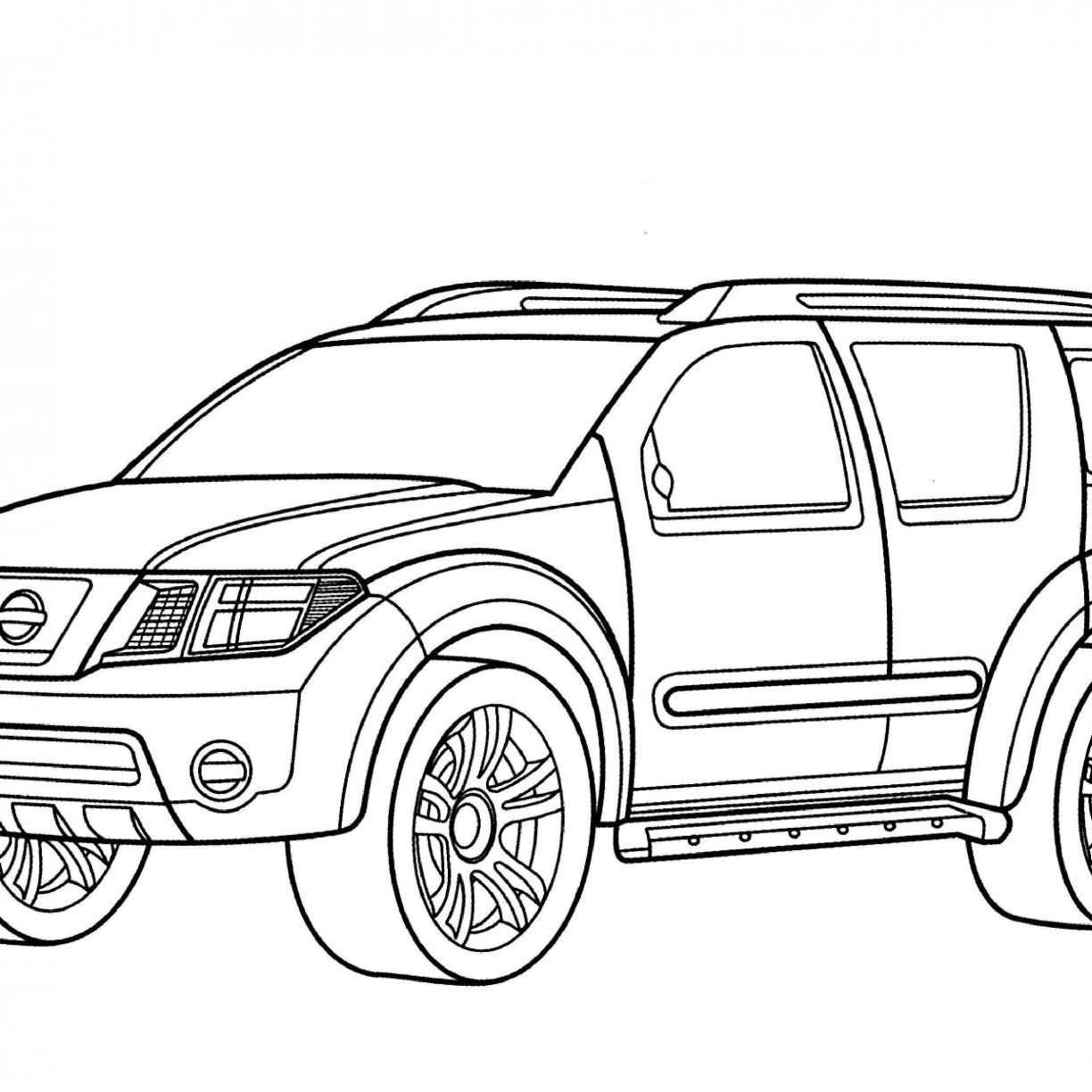 1224x1224 Incredible Mercedes Benz Class Wagon Coloring Page Printable