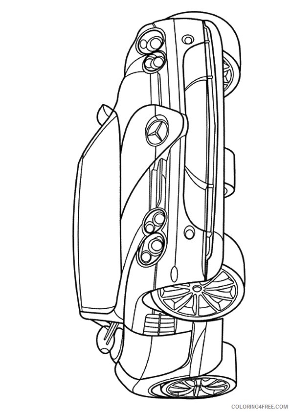 595x842 Car Coloring Pages Classic Mercedes Benz Coloring4free