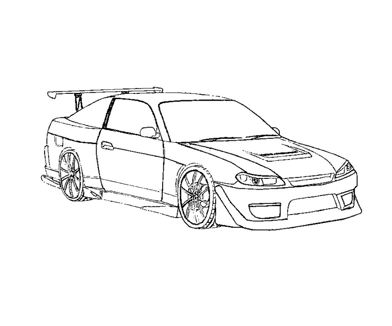 800x667 Bugatti Veyron Coloring Pages. Mercedes Benz Sls Gt3 Sportscar