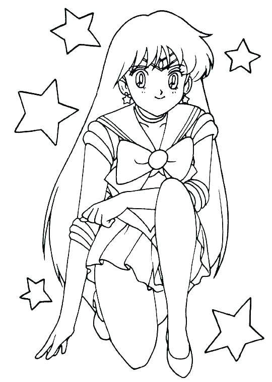 540x756 Mercury Coloring Pages Sailor Mars Sail On Sailor Moon Coloring