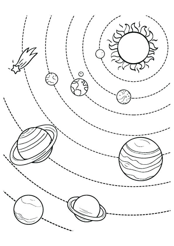 595x842 Mercury Coloring Page Coloring Page Planets Coloring Pages Planet