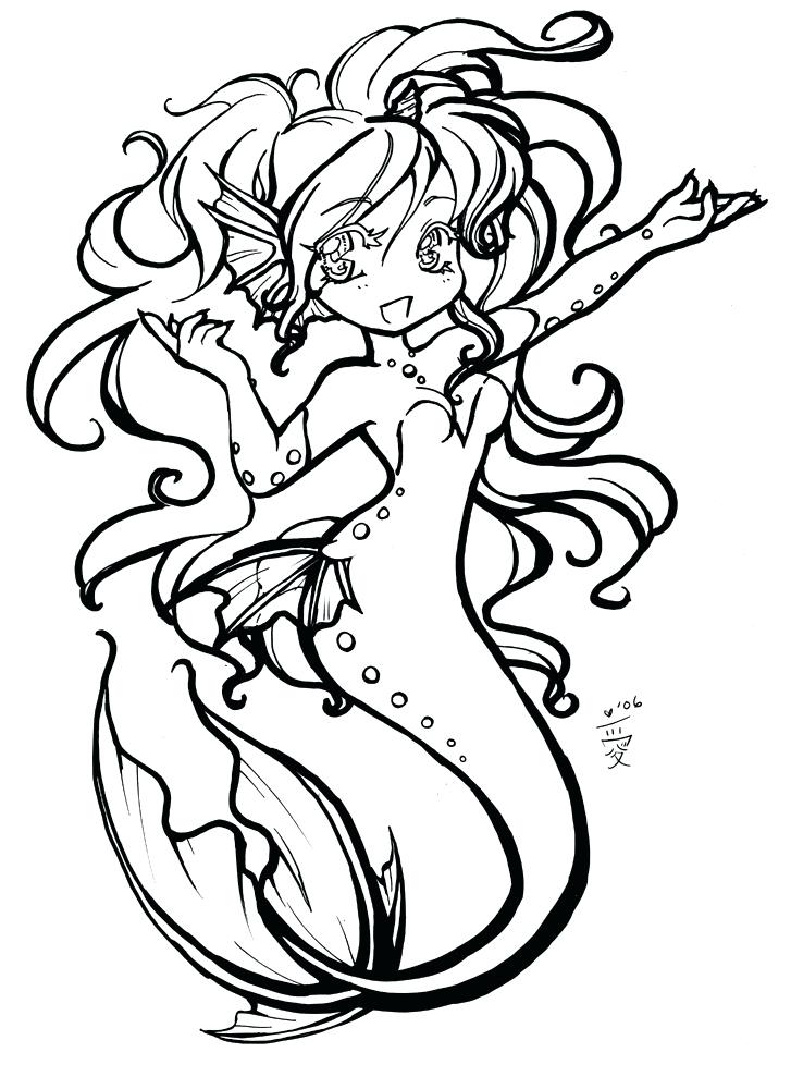 727x1000 Images Of Anime Mermaid Coloring Pages Mermaid Mermaid Coloring
