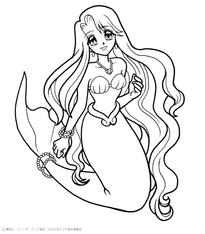 700x800 Mermaid Color Pages Mermaid Color Pages Mermaid Coloring Pics