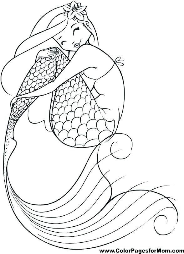 588x808 Mermaid Coloring Page Coloring Mermaid Coloring Little Mermaid