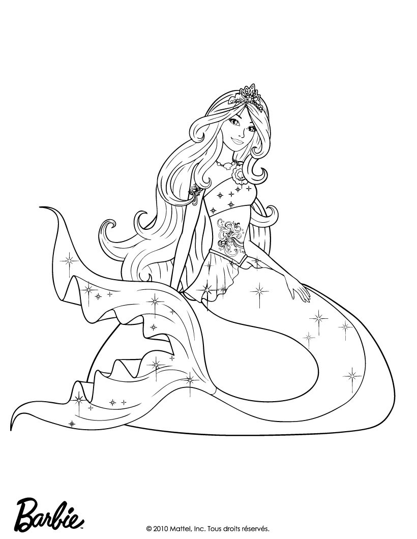 Mermaid Coloring Pages Online