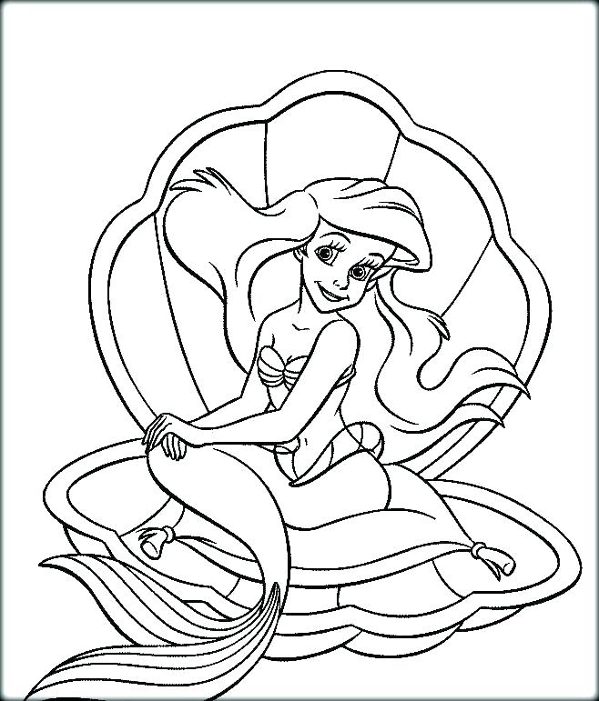 658x771 Mermaid Color Pages Mermaid Coloring Pages Online Little Mermaid