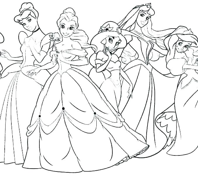 678x600 Fairy Princess Coloring Pages Barbie Princess Coloring Page